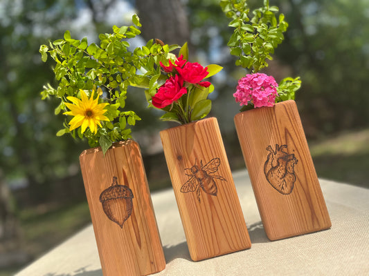 Cedar Flower Vases-Rectangle